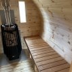 Sauna sudová 2,27x4m Skandinávská borovice s odpočívárnou