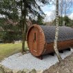 Sauna sudová 2,27x4m Skandinávská borovice s odpočívárnou