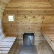 Sauna sudová 2,42x2m Cedr