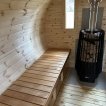 Sauna sudová 2,27x4m Skandinávská borovice s odpočívárnou