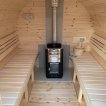 Sauna sudová 2,27x2m Skandinávská borovice s venkovní terasou