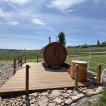 Sauna sudová 2,27x3,5m Skandinávská borovice s odpočívárnou